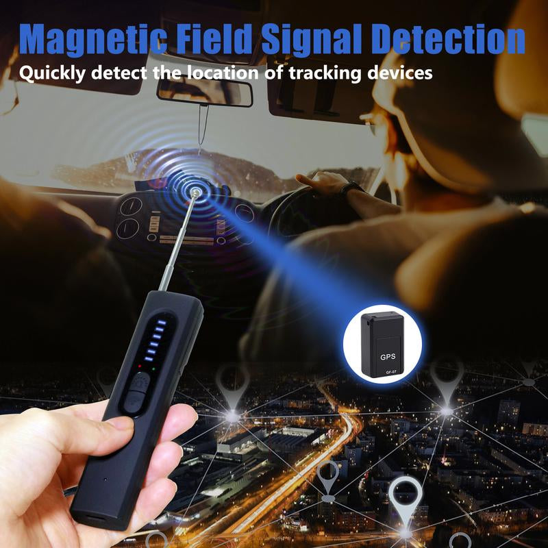 Ultimate Multi-Mode Hidden Camera and Bug Detector for Enhanced Security - Reliable RF Signal and GPS Tracking Protection for Home, Office, and Travel with 30 Hours of Use