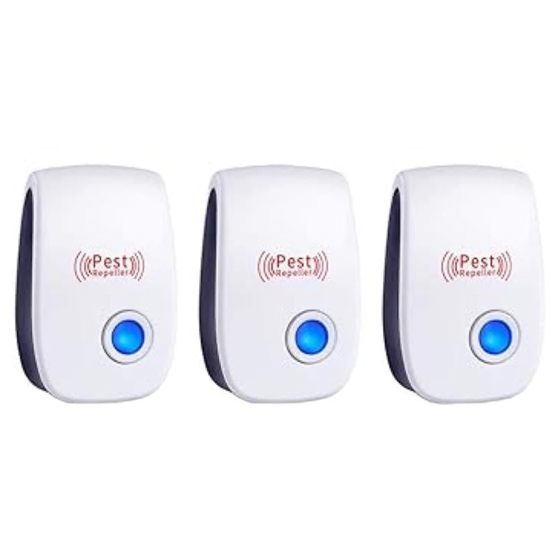 2025 Upgraded Ultrasonic Pest Repeller - Eco-Friendly Solution for Roaches, Rodents, and More - 6 Pack