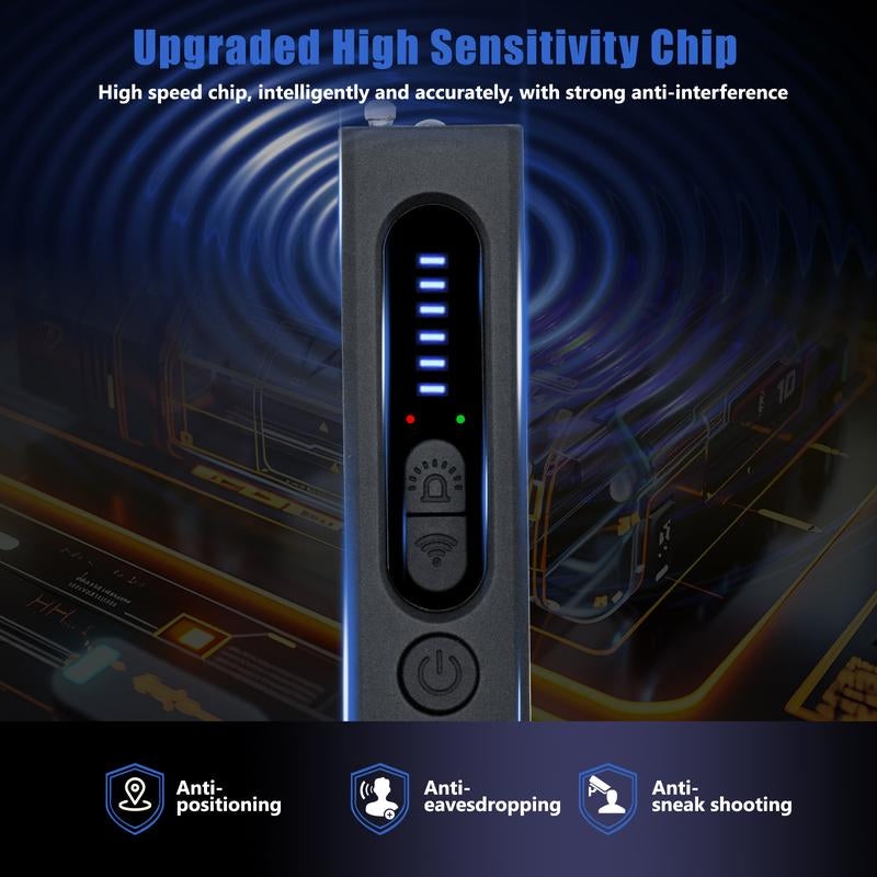 Ultimate Multi-Mode Hidden Camera and Bug Detector for Enhanced Security - Reliable RF Signal and GPS Tracking Protection for Home, Office, and Travel with 30 Hours of Use