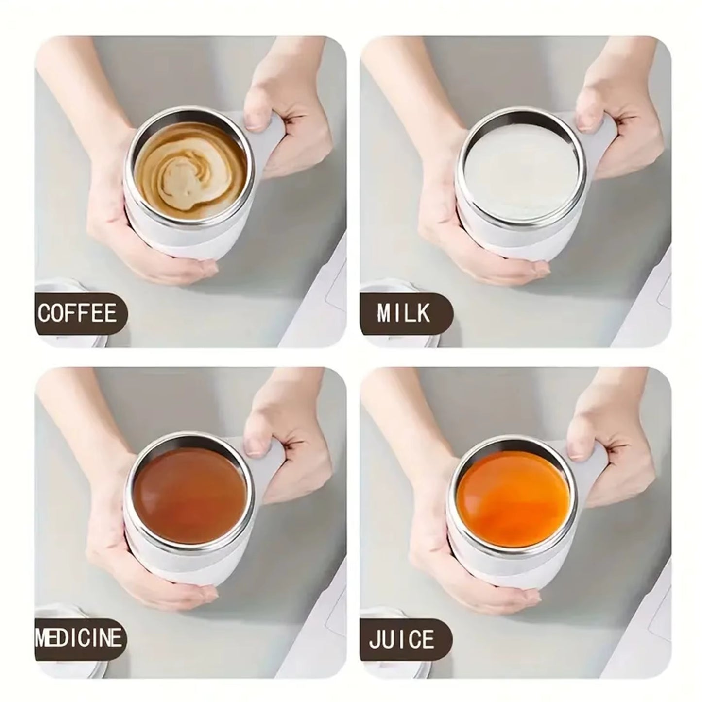 Effortless Mixing with the 1Pc Automatic Stirring Magnetic Cup - Perfect for Coffee and Milkshakes!