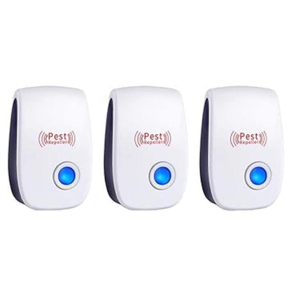 2025 Upgraded Ultrasonic Pest Repeller - Eco-Friendly Solution for Roaches, Rodents, and More - 6 Pack