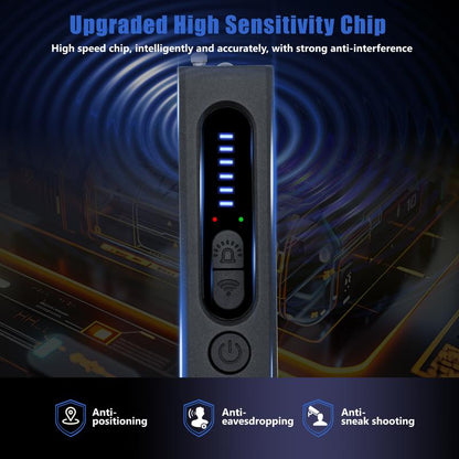Ultimate Multi-Mode Hidden Camera and Bug Detector for Enhanced Security - Reliable RF Signal and GPS Tracking Protection for Home, Office, and Travel with 30 Hours of Use